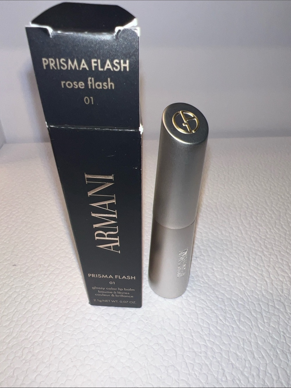 Giorgio Armani Prisma Flash Lip Balm Rose Flash 01 ( custom pink - PH activated)